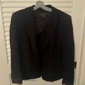Ann Taylor Black Tailored Blazer Professional Style